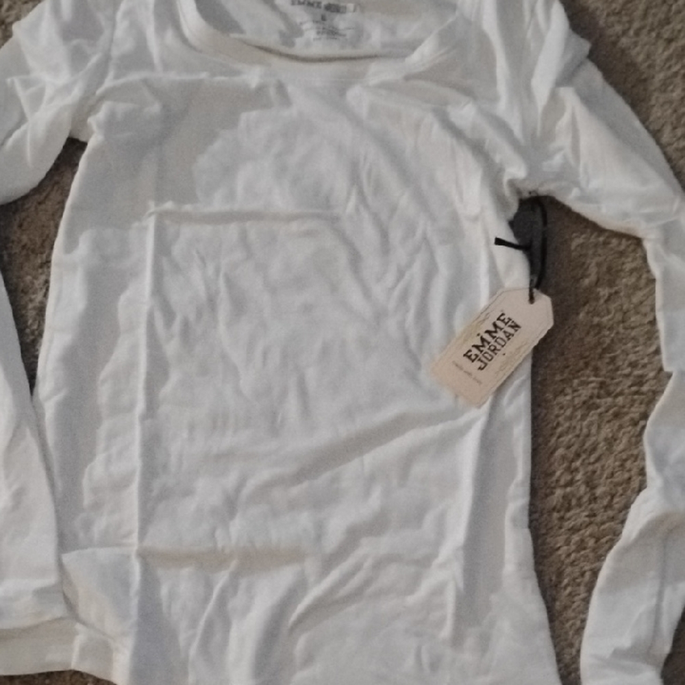 Jordan Classic White Long Sleeve Top